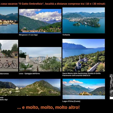 別荘 Il Gatto Ombrellaio - Gateway To Stresa, Maggiore And Mountains *